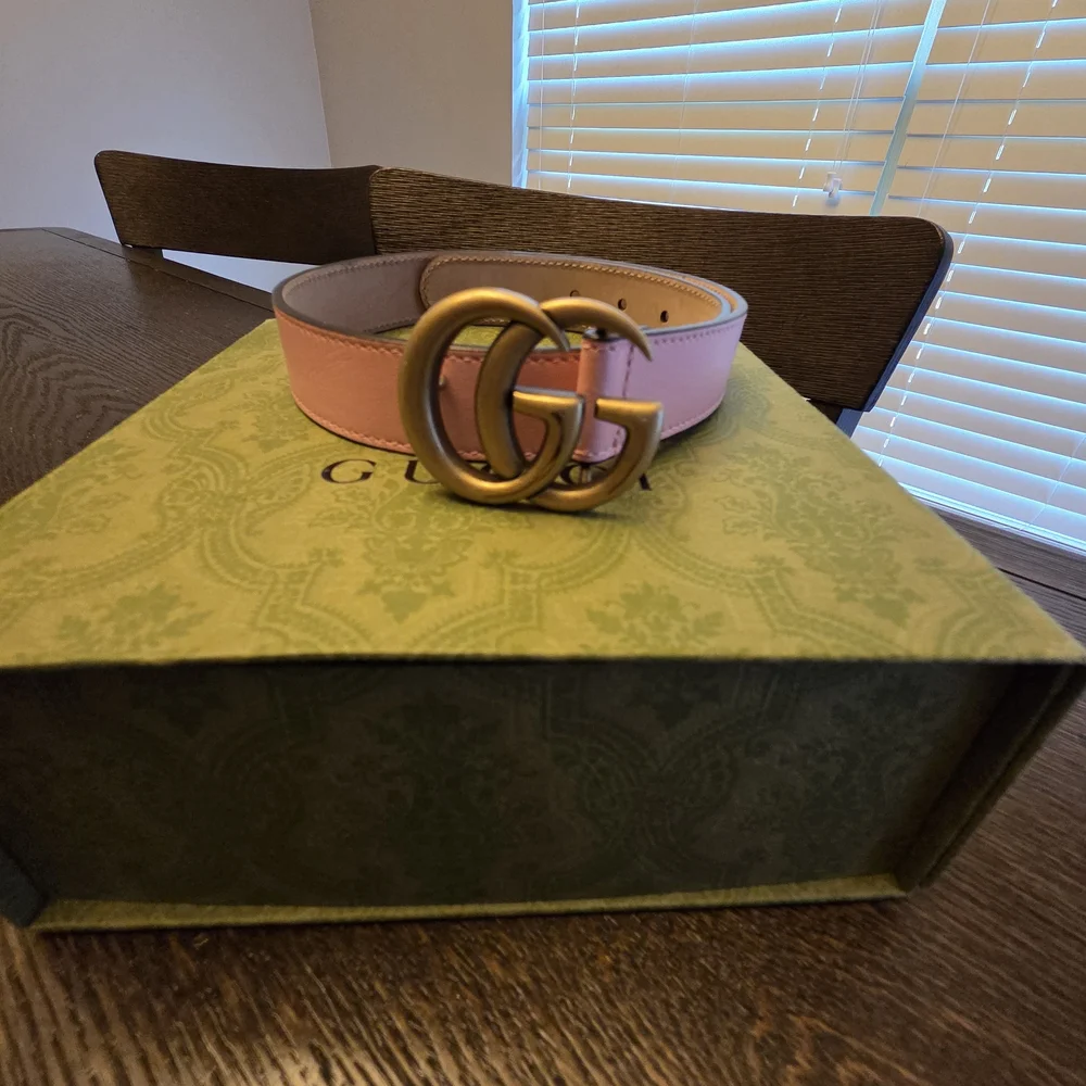 Gucci Beige Leather Belt